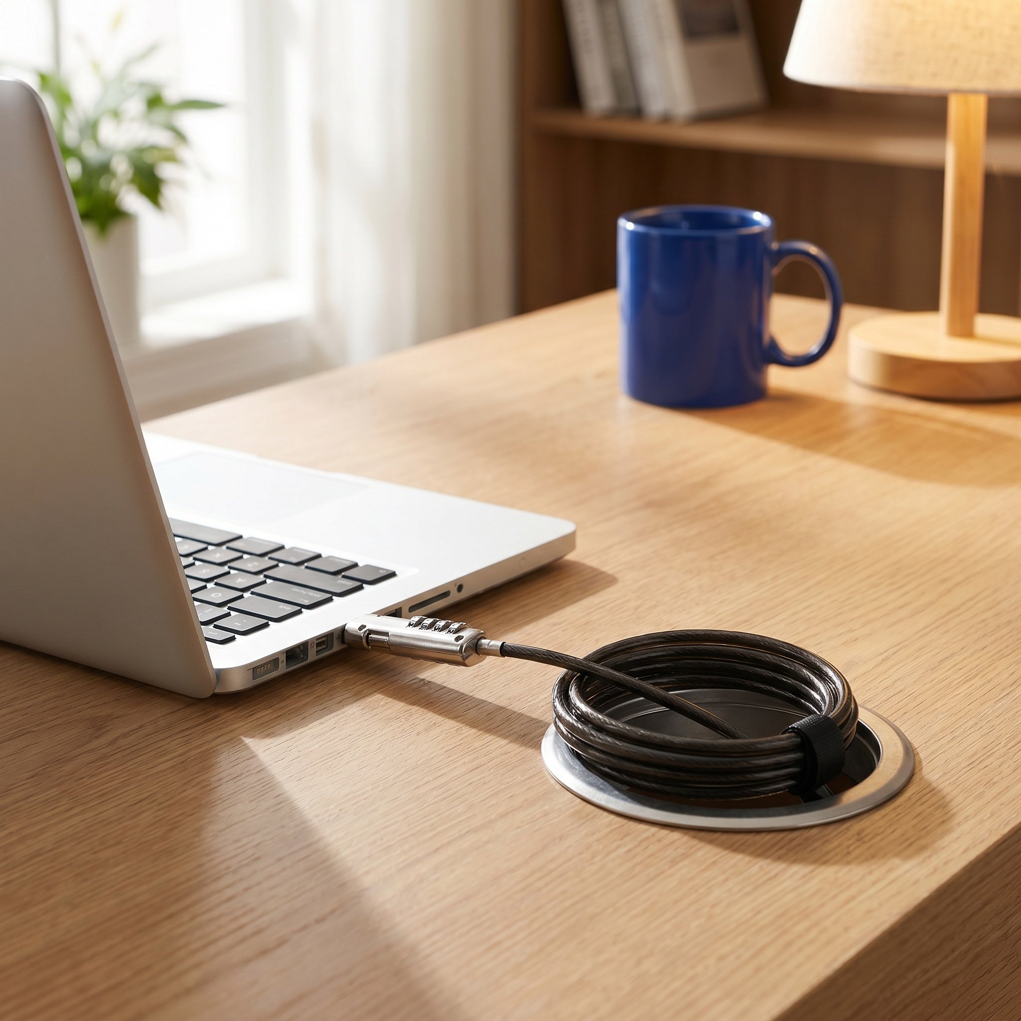 Laptop Lock Cable - Câble de verrouillage antivol portable en