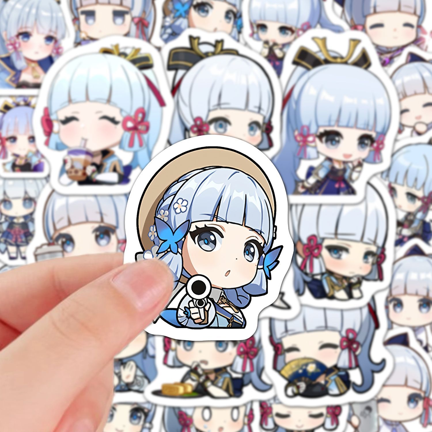 Laptop Accessories Stickers - Kamisato Ayaka 60 autocollants Genshin Impact