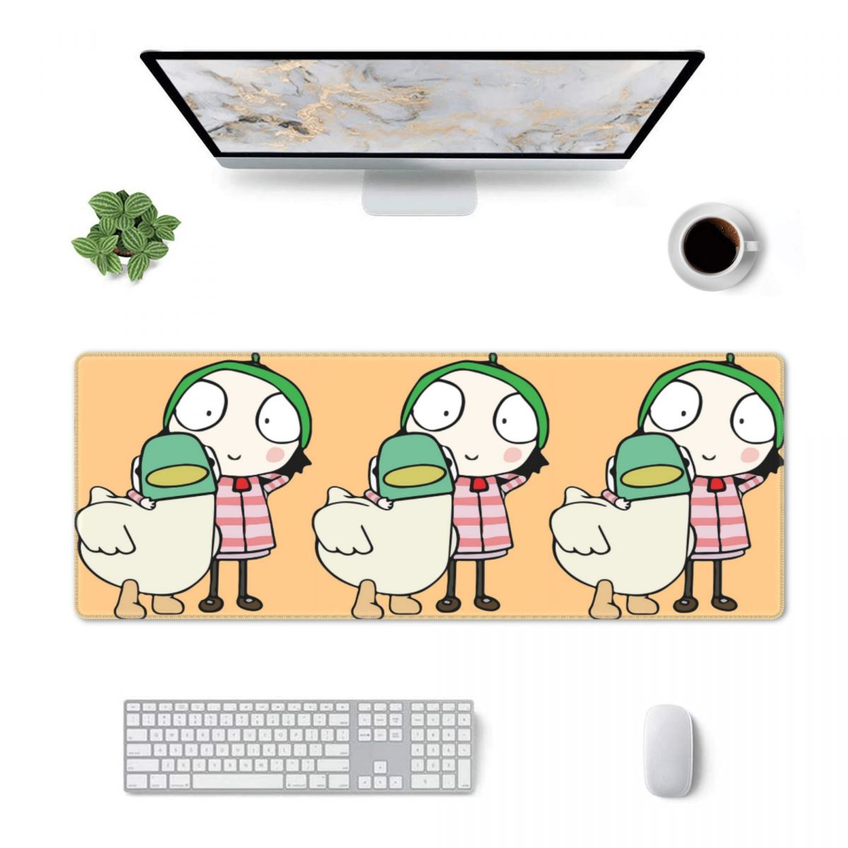 Laptop Accessories To Have - Grand tapis de souris Sarah et