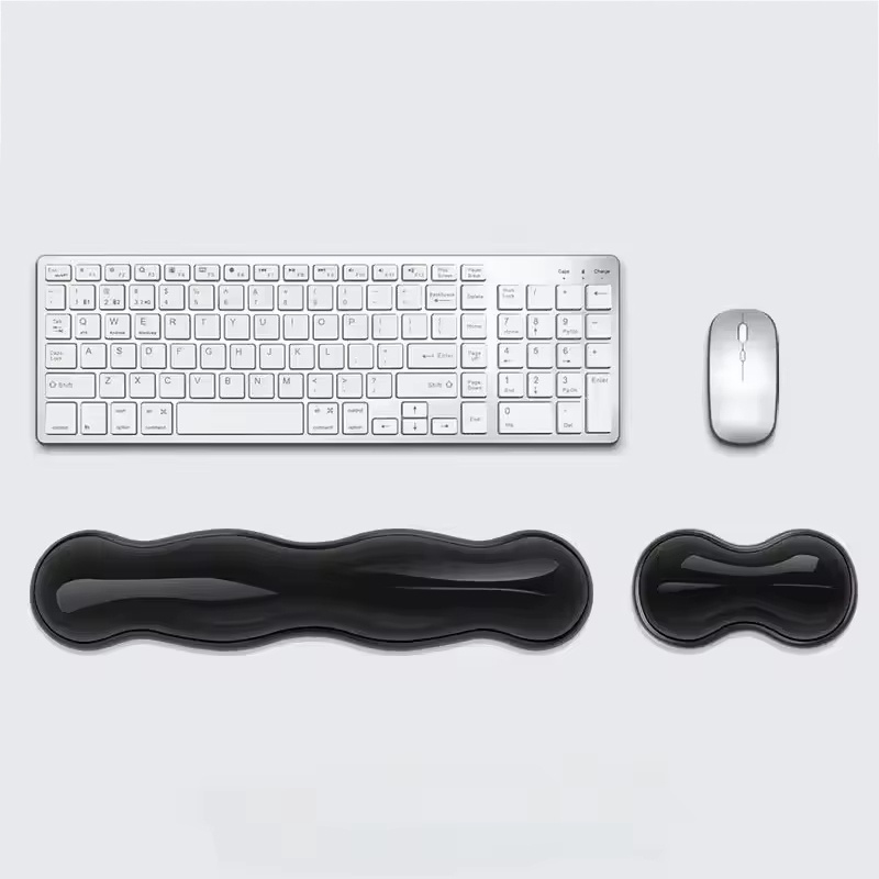 Laptop Accessories For Wrist Support - Tapis de souris transparent avec support