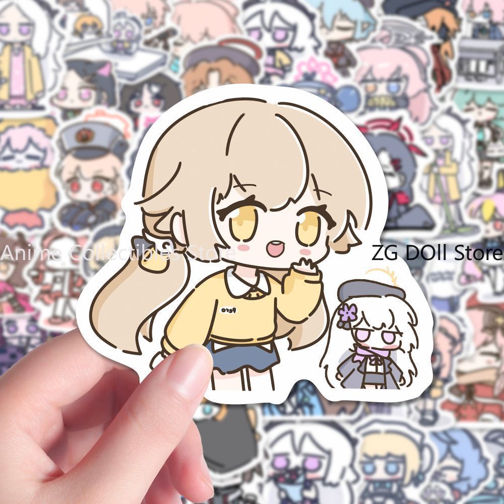 Laptop Accessories Stickers - 80 pièces Anime bleu archives Sorasaki