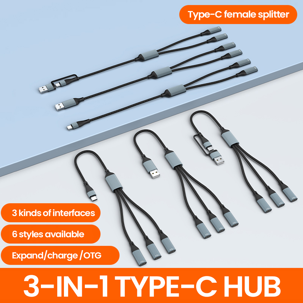 3 en 1 Type C Hub USB Hub USB  - Laptop Lock Cable avis et prix