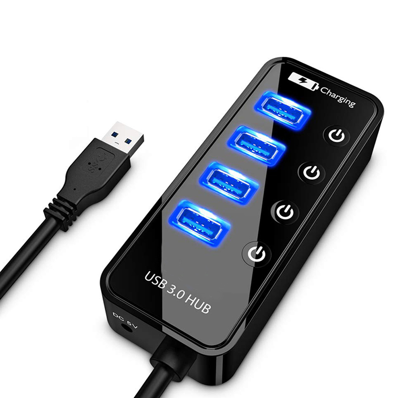 USB HUB 3.0 4 7 ports chargeur - Laptop Lock Cable avis et prix