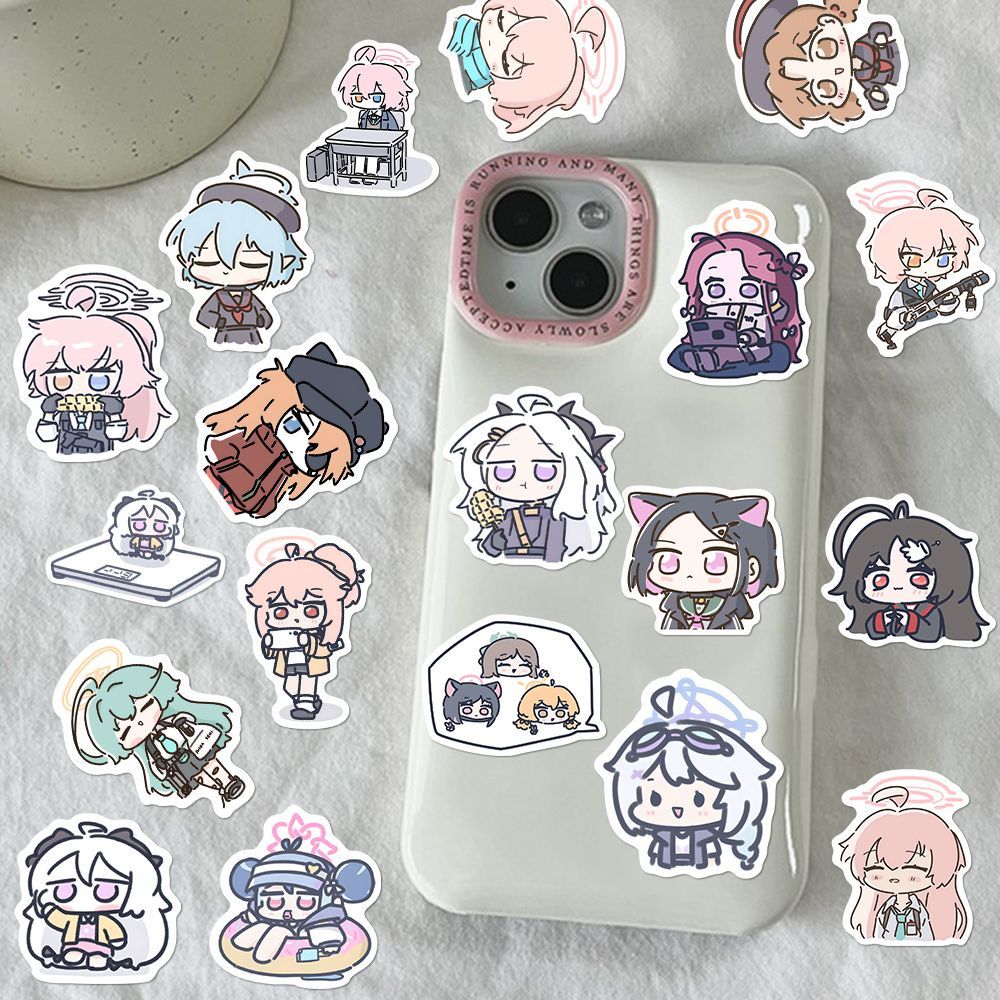 80 pièces Anime bleu archives  - Laptop Accessories Stickers avis et prix