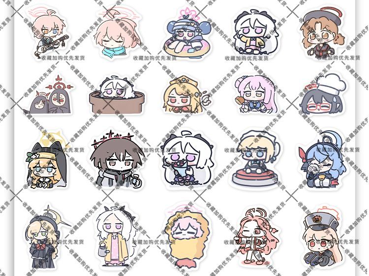 80 pièces Anime bleu archives  - Laptop Accessories Stickers avis et prix