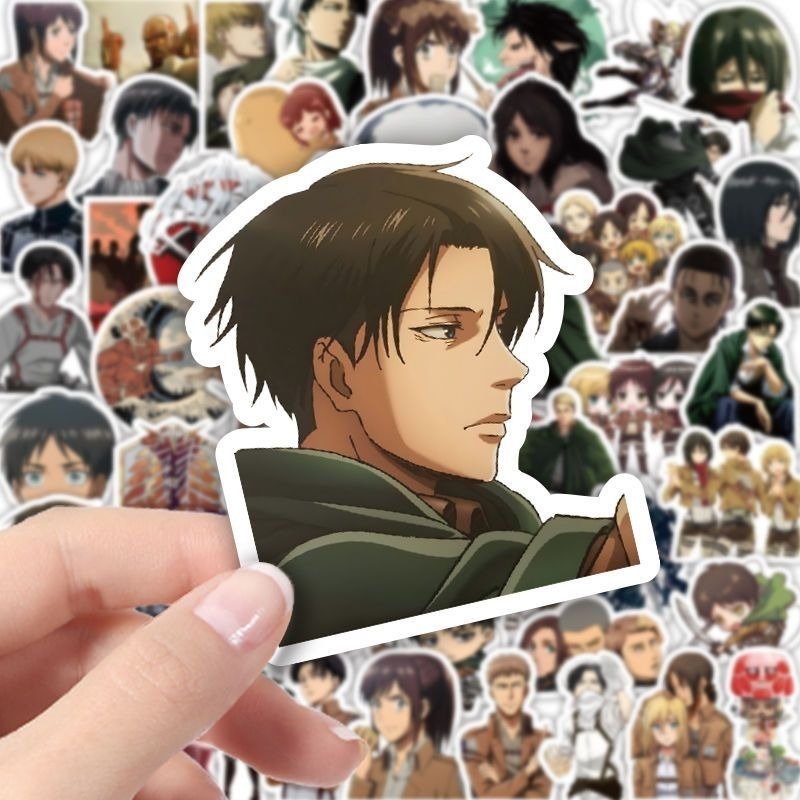 60 autocollants anime Attack o - Laptop Accessories Stickers avis et prix