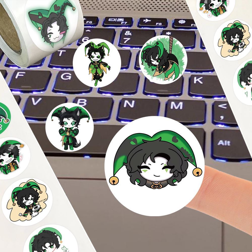 500 pièces/rouleau Anime le ci - Laptop Accessories Stickers avis et prix