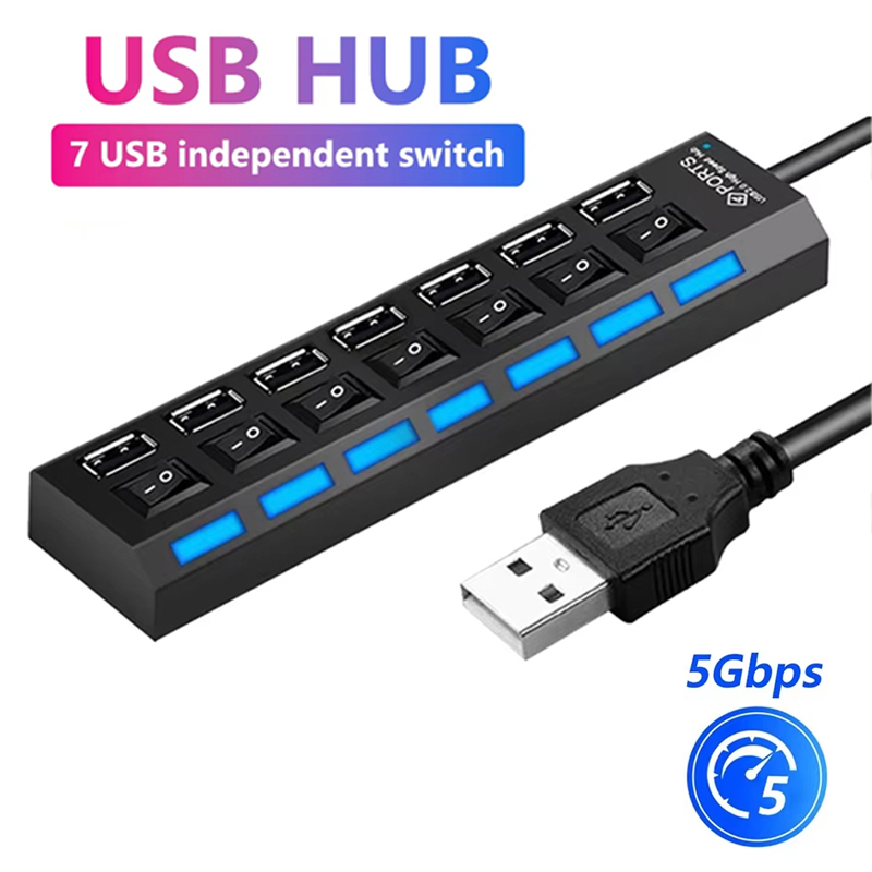 Répartiteur Hub USB 2.0 à 7 po - Laptop Accessories Computer avis et prix