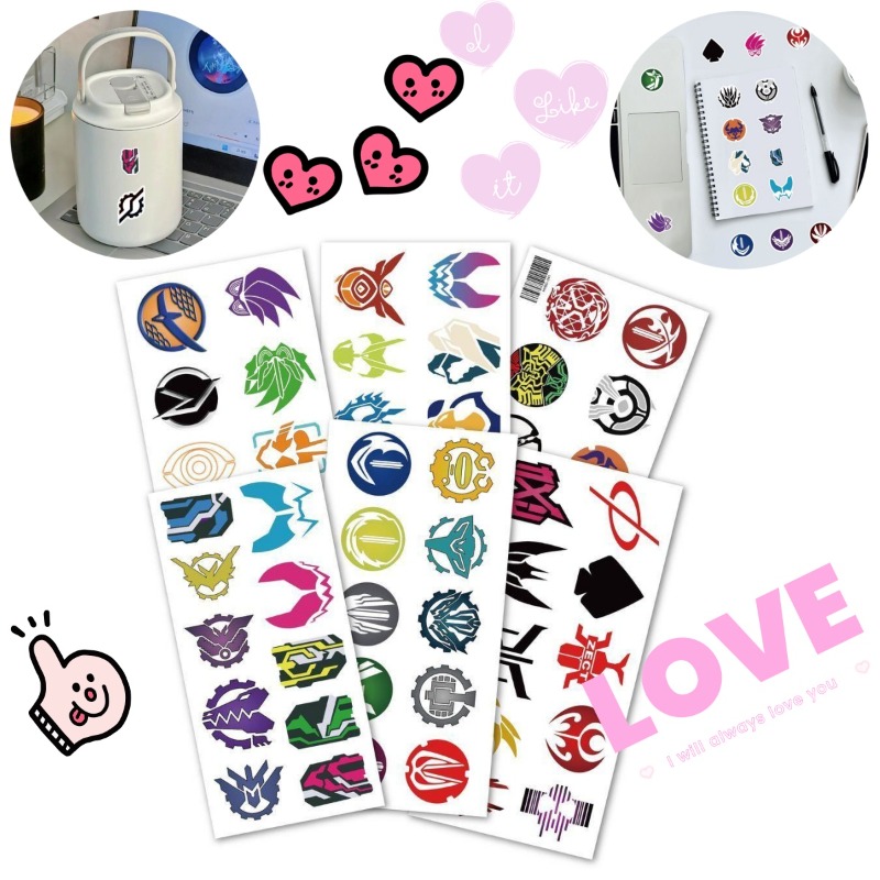 60 feuilles d'autocollants cré - Laptop Accessories Stickers avis et prix